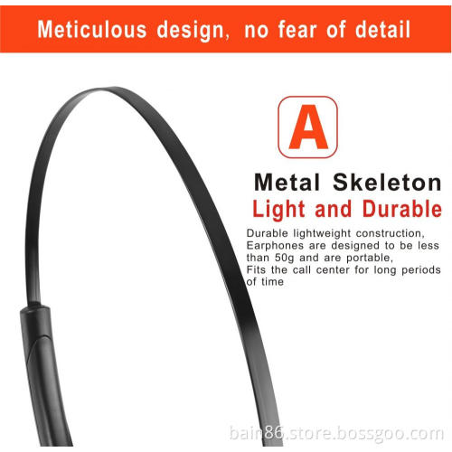 T11 over-ear noise-reducing call center headset